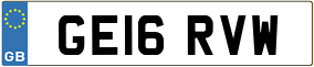Truck License Plate